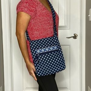 Vera Bradley Paisley Blue Hipster crossbody bag